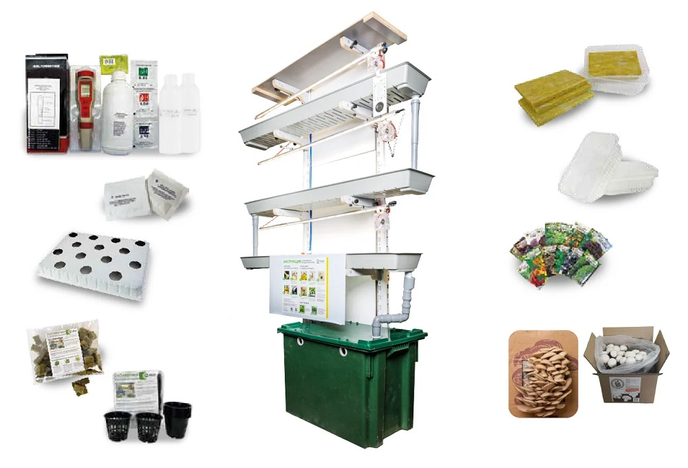 Hydroponic farm Harvesting “Wall”