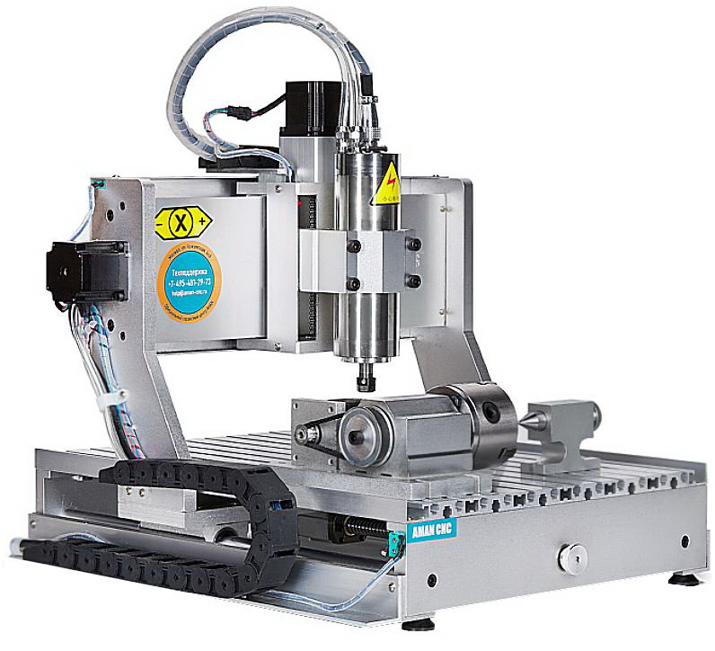 Фрезерный станок с ЧПУ AMAN 3040 4axis 800W