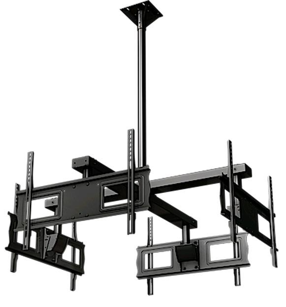 Кронштейн потолочный Wize DSM63 для 4-x дисплеев размером 37"-63"