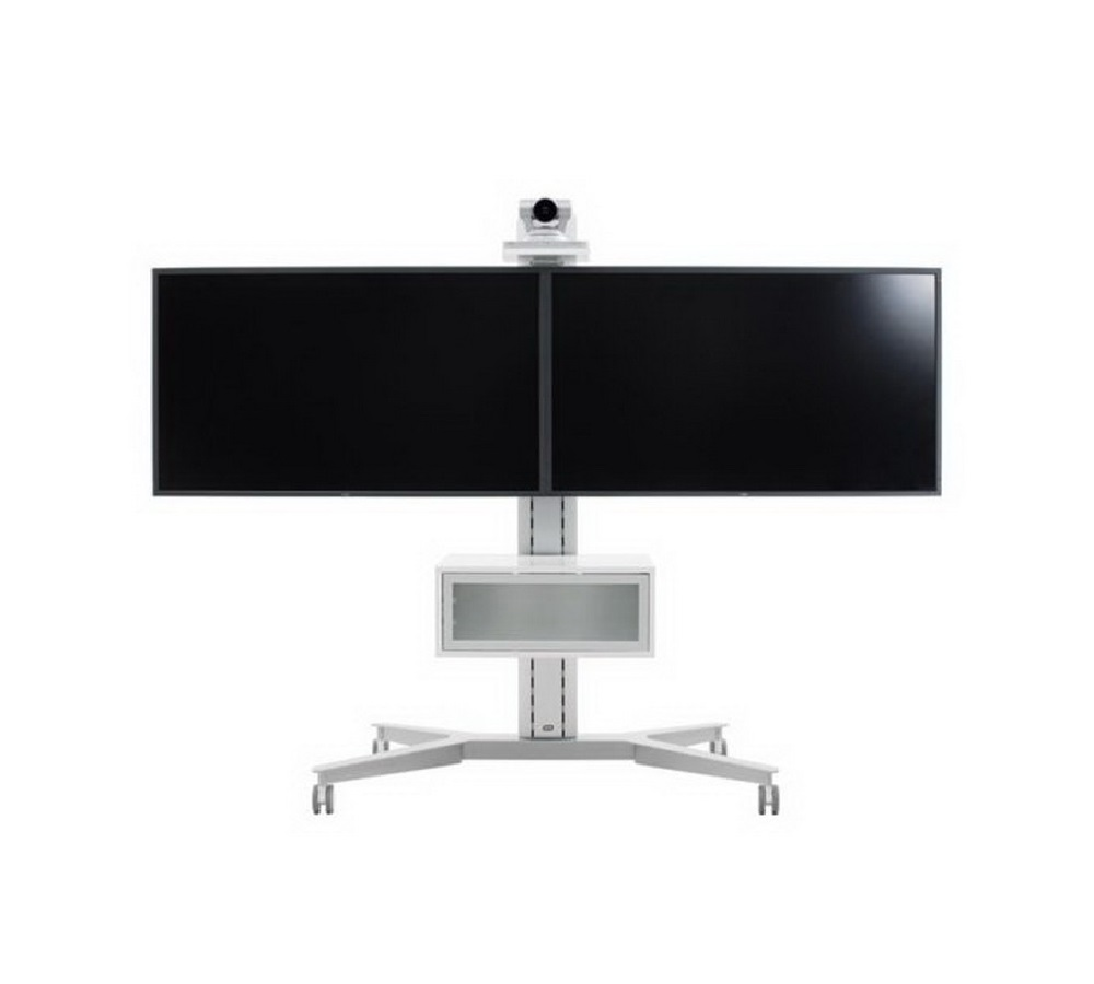 Мобильная напольная стойка для 2-х мониторов SMS Flatscreen X FH M1455 Video conference для размера 42-52"