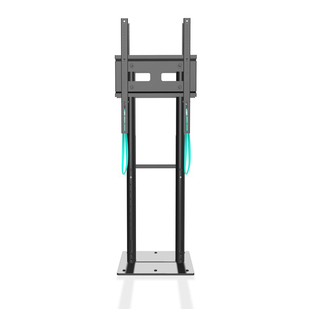 Напольная стойка для двух панелей ONKRON FPRO2L-20 Black для размера 40"-70"