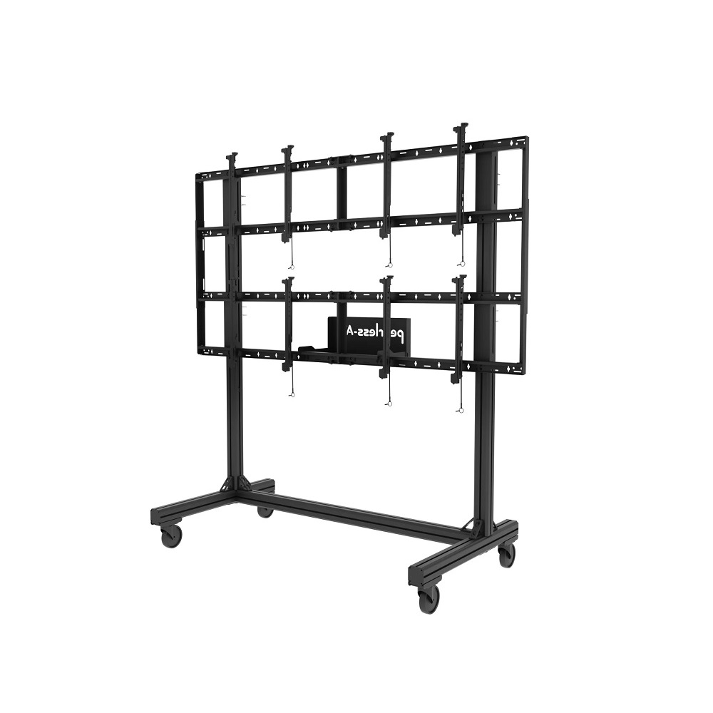 Мобильная напольная стойка для создания конфигурации 2х2 Peerless-AV DS-C560-2X2 для размера 46-60"