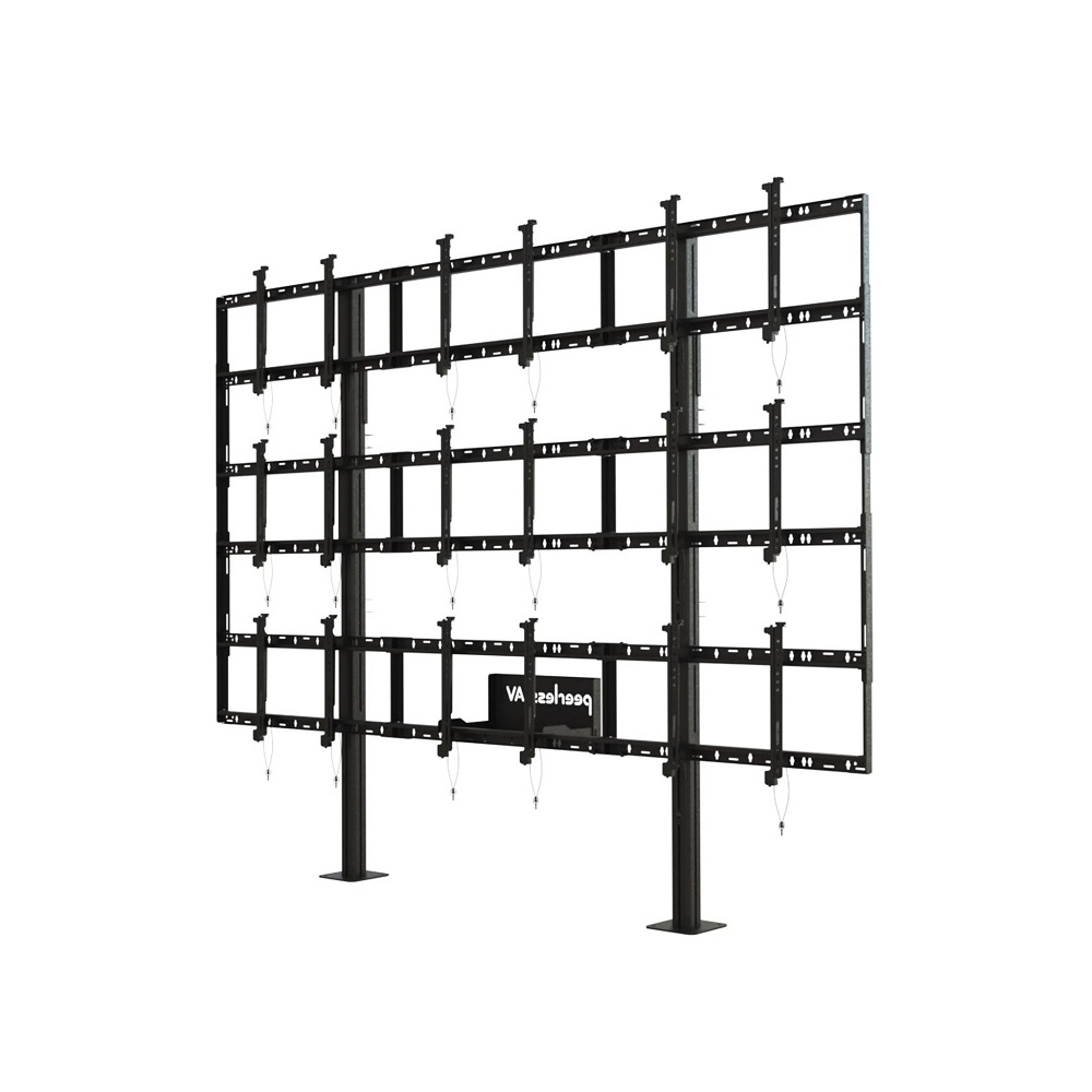 Стационарная напольная стойка для создания конфигурации 3х3 Peerless-AV DS-S555-3X3 для размера 46-55"