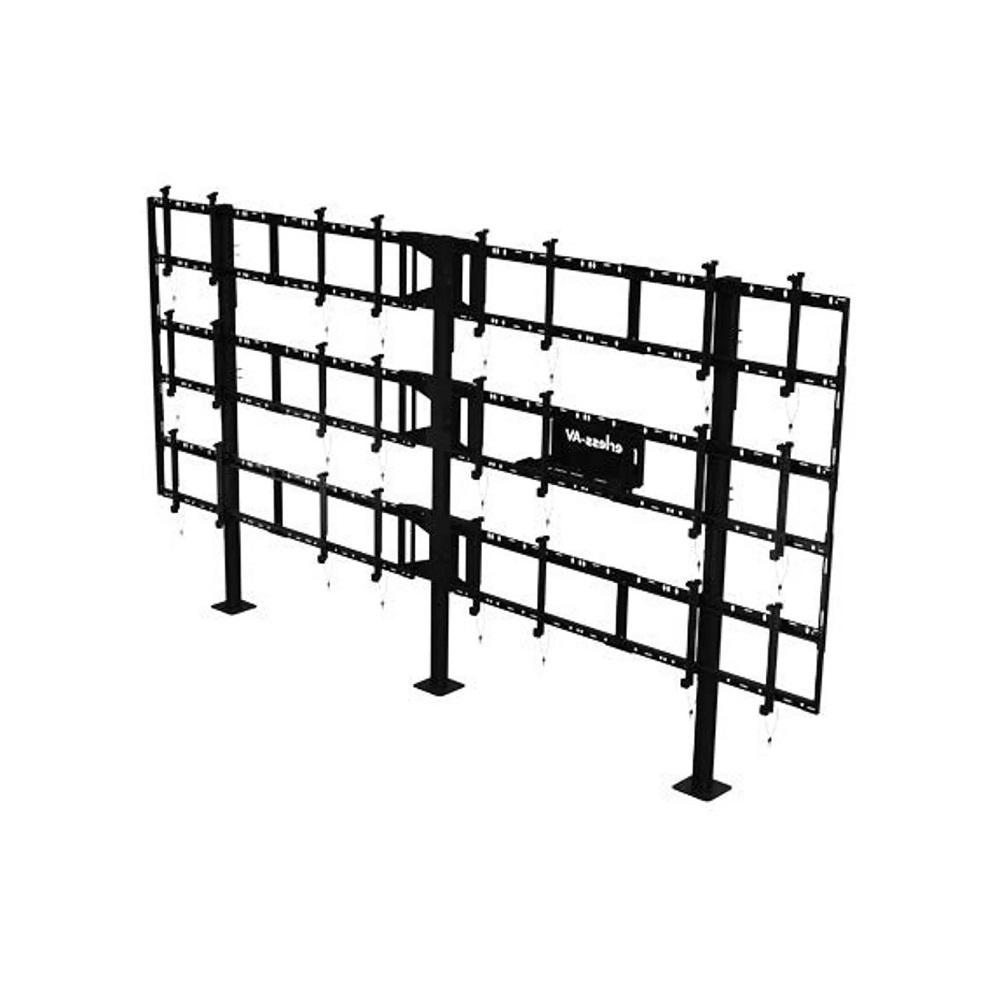 Стационарная напольная стойка для создания конфигурации 4х3 Peerless-AV DS-S555-4X3 для размера 46-55"