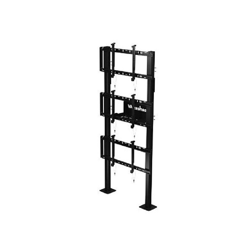 Стационарная напольная стойка для создания конфигурации 1х3 Peerless-AV DS-S560-1x3 для размера 46-60"