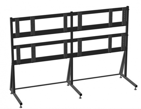 Напольно-стеновое крепление для 6-ти дисплеев размером 46"-60" Antall NS-3x2