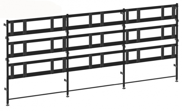 Напольно-стеновое крепление для 15-ти дисплеев размером 46"-60"Antall NS-5x3