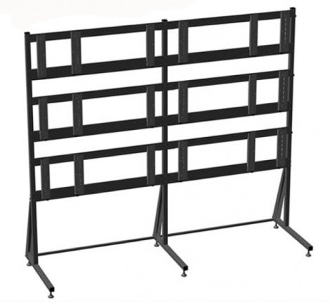 Стационарная напольная стойка для 9-ти дисплеев размером 46"-60" Antall N-3x3