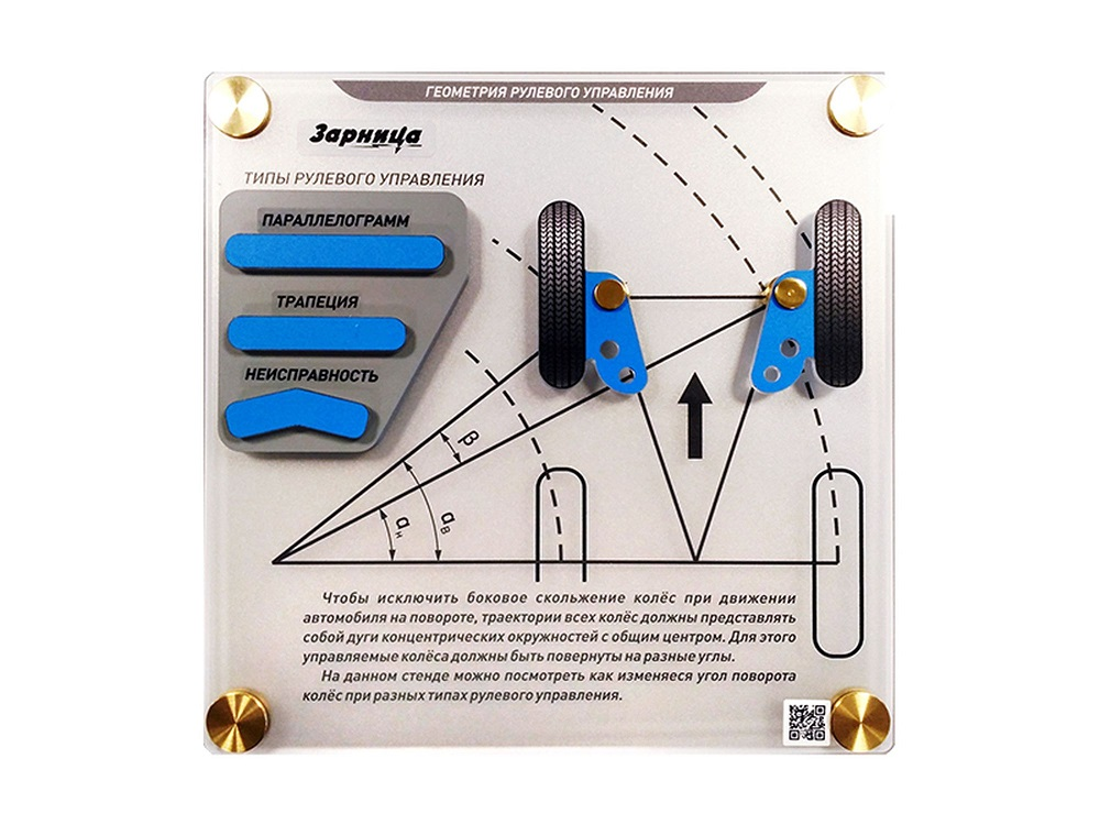 Demonstration model "Steering geometry" Zarnitza