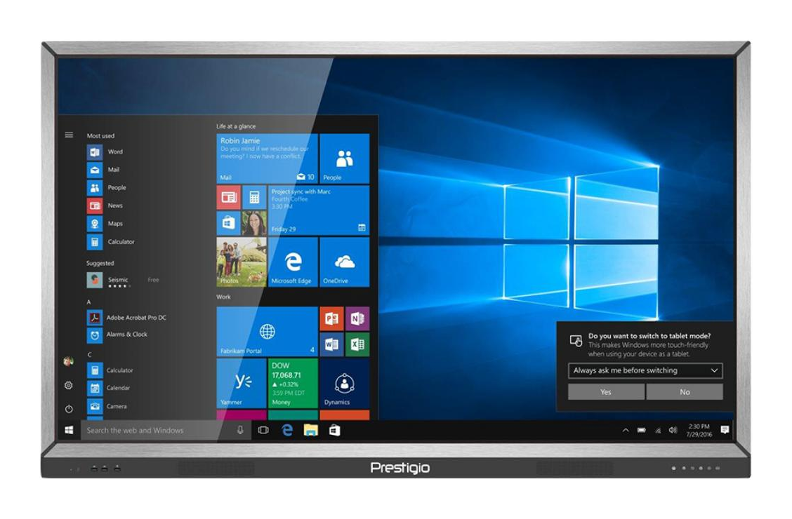 Interaktiv panel Prestigio MultiBoard 65" PMB554S650