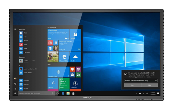 Interactive panel Prestigio MultiBoard 84" PMB728G848