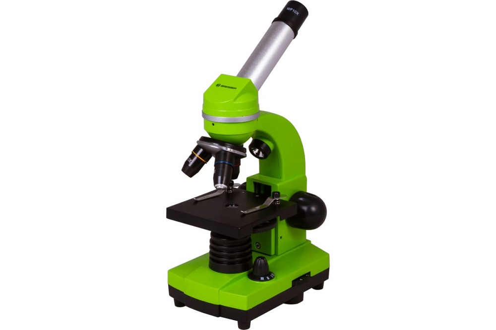 Оптический микроскоп Bresser Junior Biolux SEL 40–1600x, зеленый
