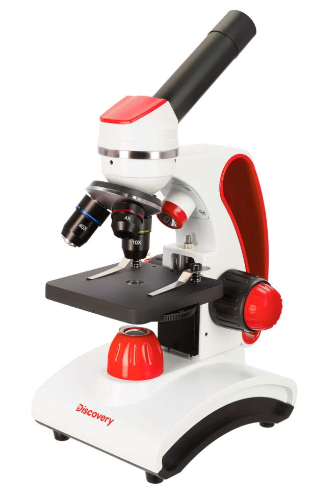 Оптический микроскоп Levenhuk Discovery Pico Terra с книгой