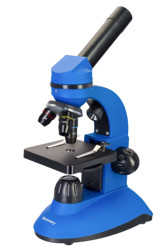 Оптический микроскоп Levenhuk Discovery Nano Gravity с книгой