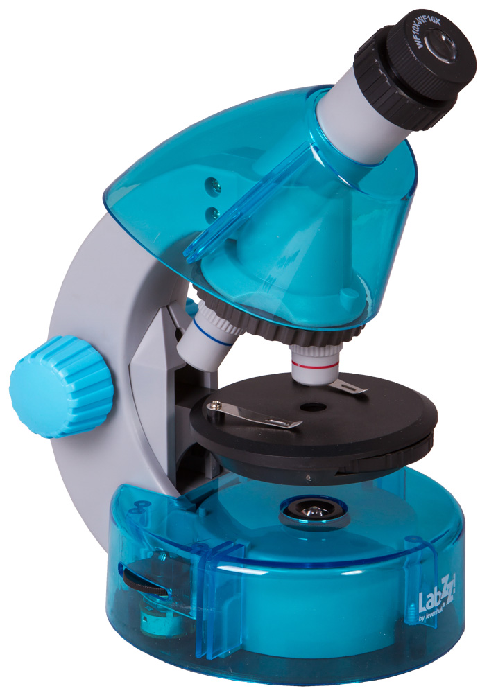 Оптический микроскоп Levenhuk LabZZ M101 Azure\Лазурь