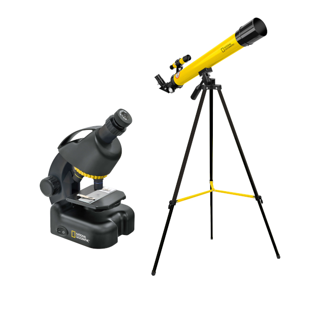 Набор микроскоп и телескоп Bresser National Geographic 45/600 и 40x-640x