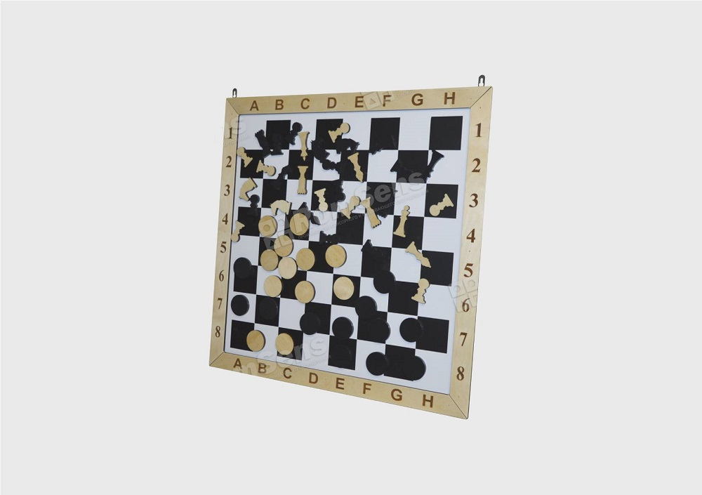Wall game “Checkers + Chess” Romsens