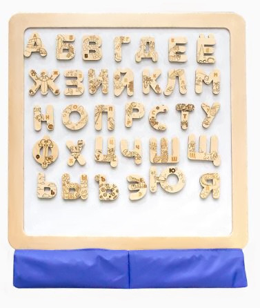 Магнитная игровая панель Pappado "Азбука"