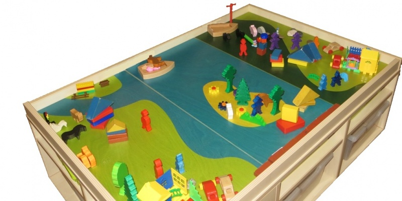 Game table Landscape. Complete set.