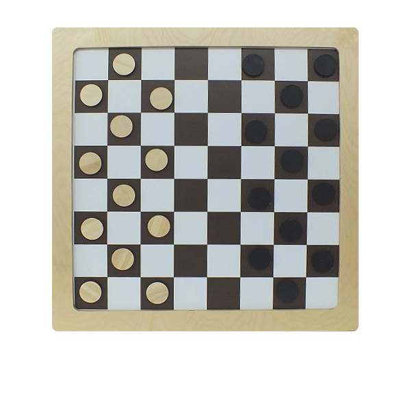 Настенная игра "Шашки" Мишка