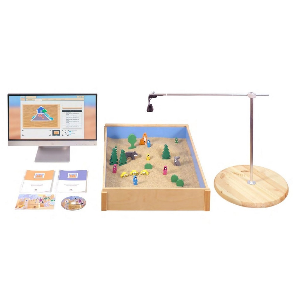 Diagnostic correctional and developmental complex with video recording “Sand therapy” equipment No. 2 (without tray for sand therapy and sand)