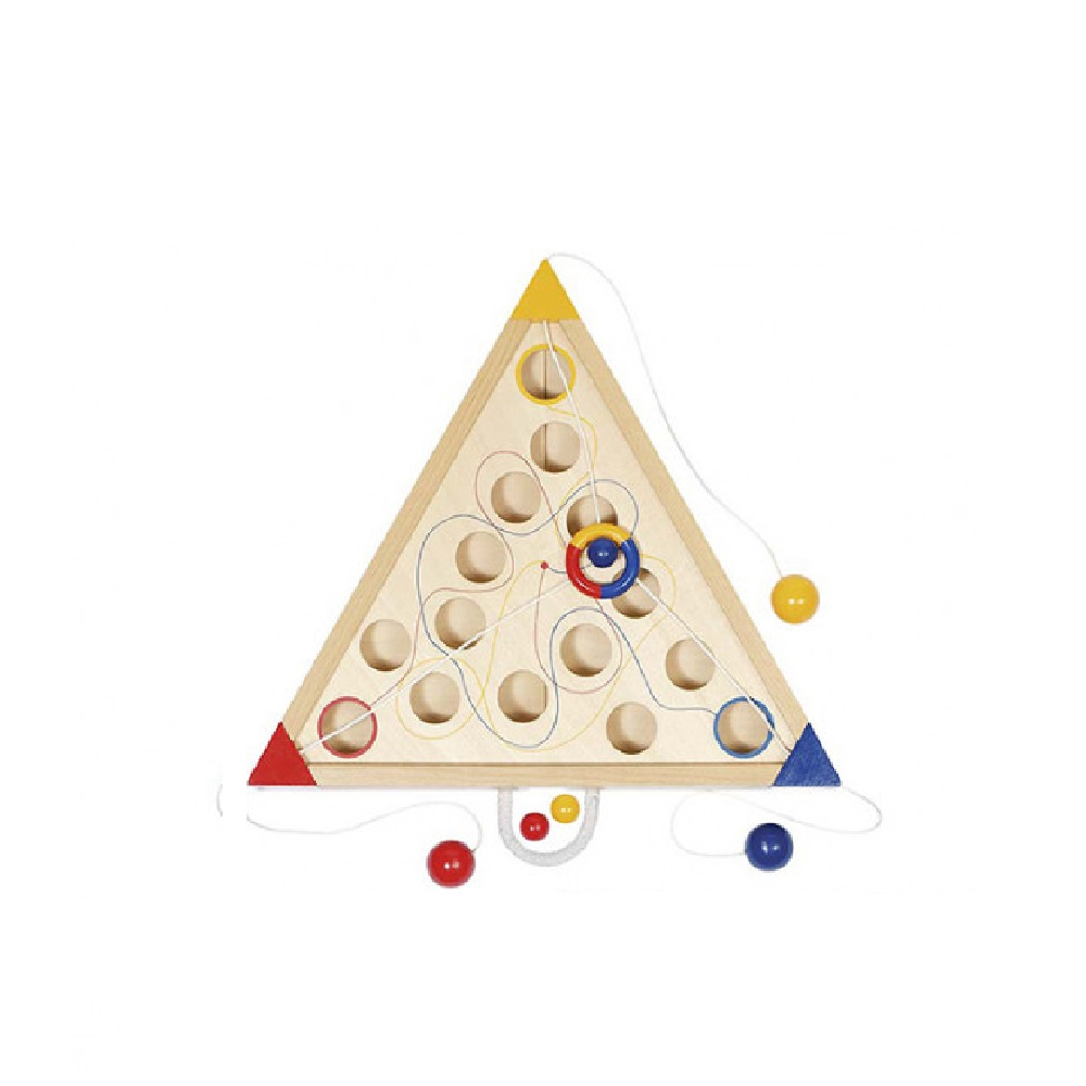 Three-color Montessori labyrinth