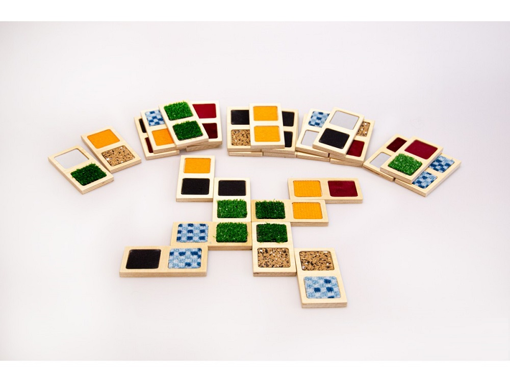 Set of teaching materials Inclusive "Tactile domino"