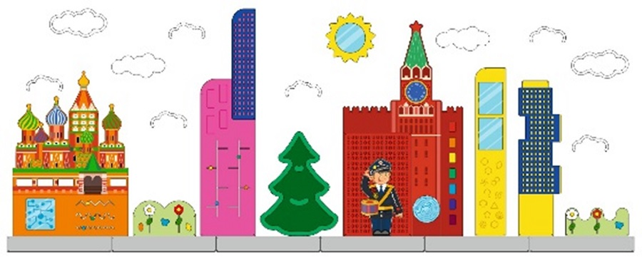 Decorative and educational panel "Kremlin" Romsens