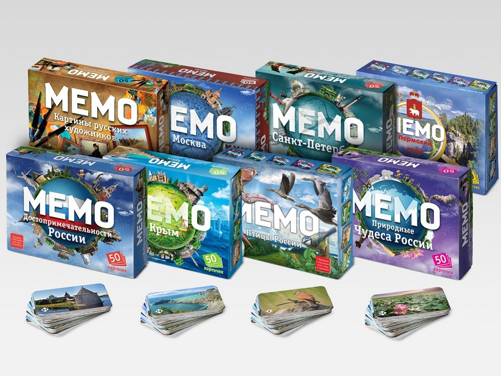 Set of patriotic board games ALMA “Memo”