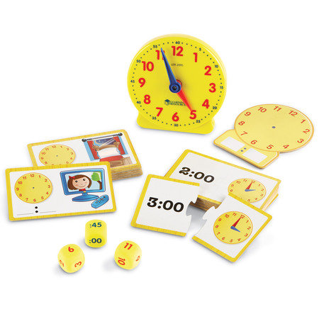 Развивающий игровой набор "Учимся определять время" Learning Resources LER3220 (41 элемент)