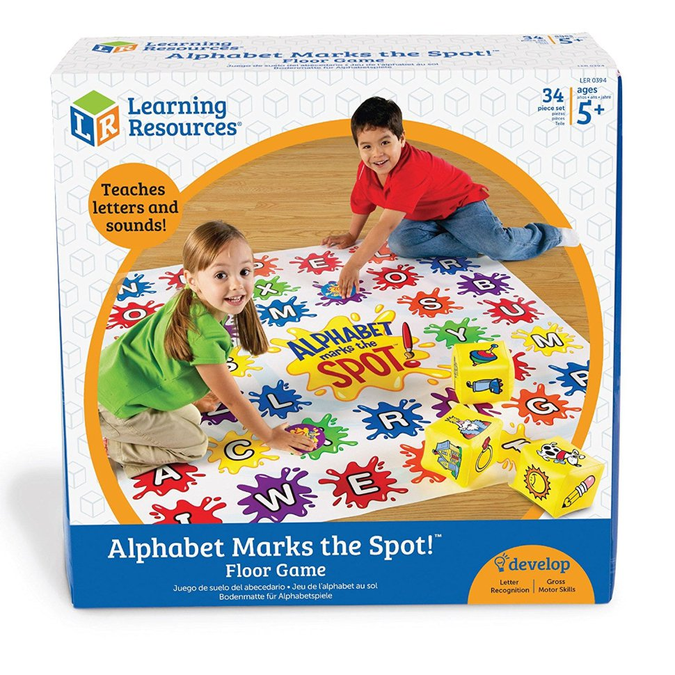 Развивающий игровой набор "Алфавит на ковре" Learning Resources LER0394 (напольная, англ.яз.)