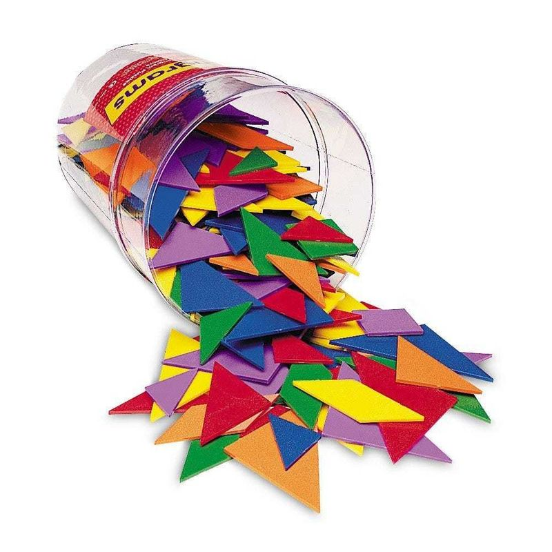 Развивающий игровой набор "Танграм" Learning Resources LER0416-6 (30 танграмов в 6 цветах)