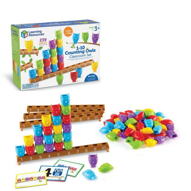 Развивающий игровой набор "Совы на ветке" Learning Resources LER7752 (комплект для группы до 8 человек)