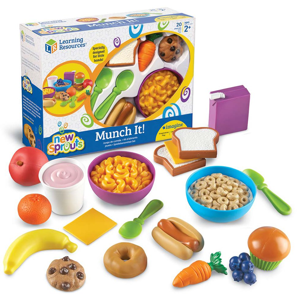 Развивающий игровой набор Мы растем "Сытный завтрак" Learning Resources LER7711 (серия New Sprouts, 19 элементов)