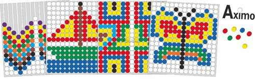 Развивающая игра Мозаика "Аксимо": схемы для сборки №2 Dusyma