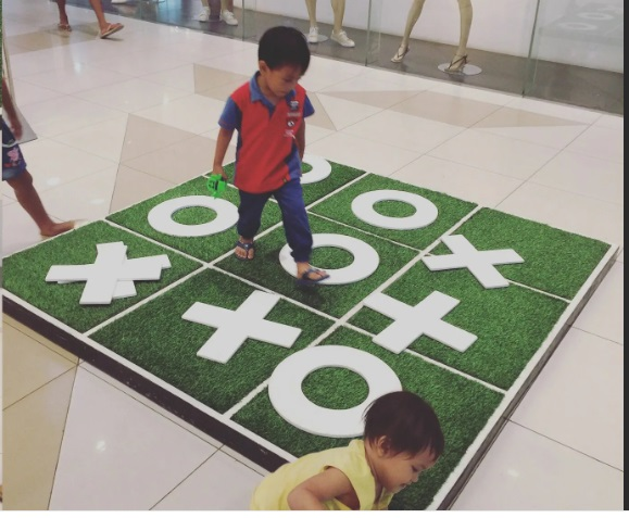 Outdoor educational game Pappado "Tic Tac Toe"