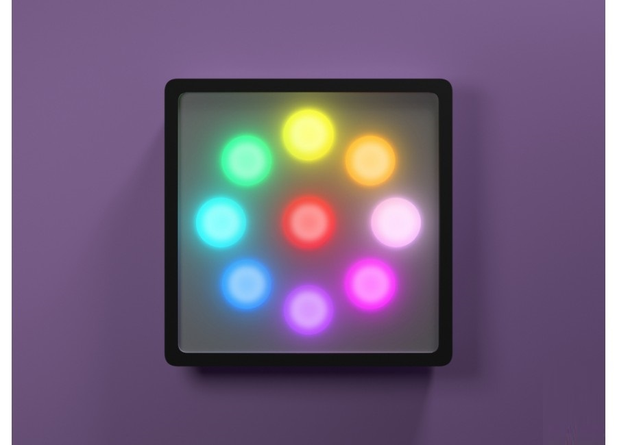 Light and sound panel "Rotating lights" Inclusive