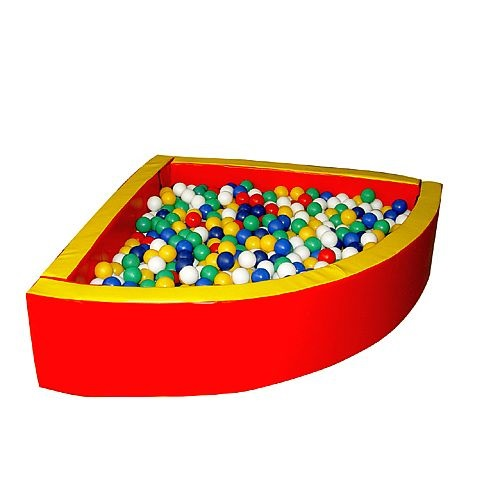 Сухой бассейн Pappado угловой, эконом R130x30 см., неразборный