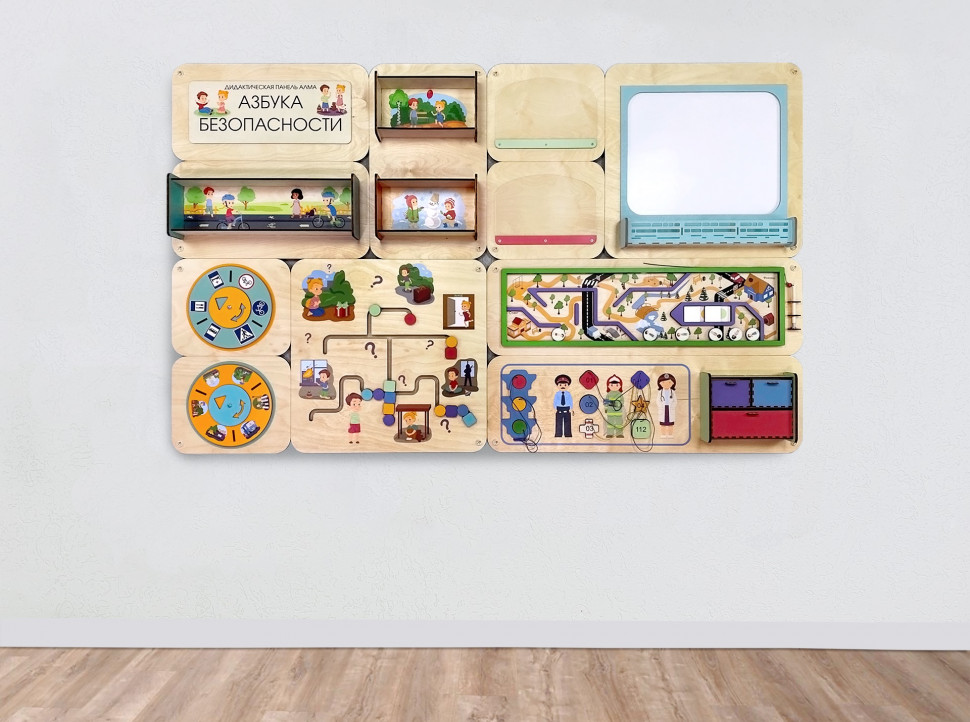 Didactic wall panel ALMA "The ABC of Safety"