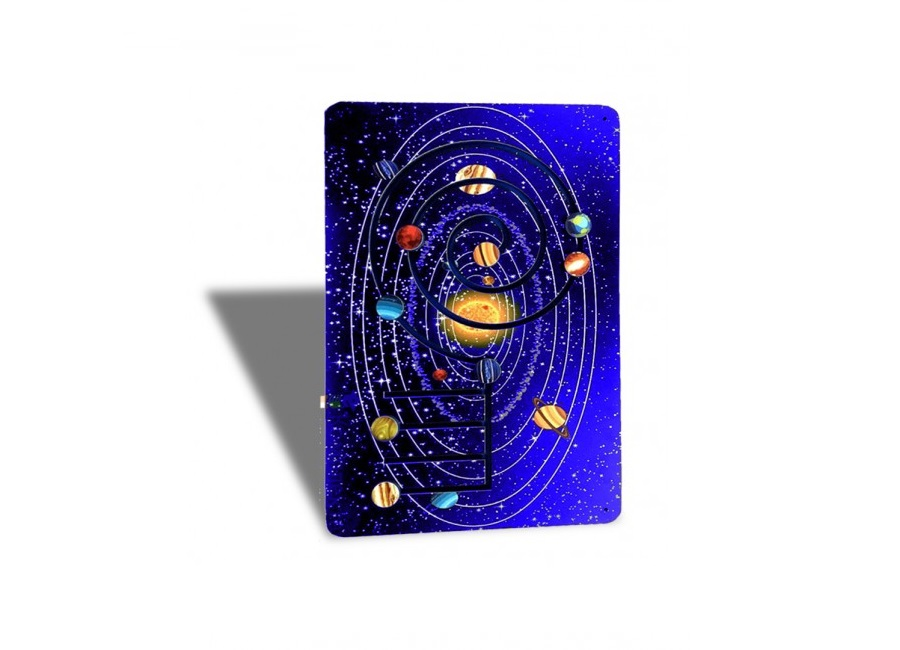 Wall panel Planets in space "Inclusive"