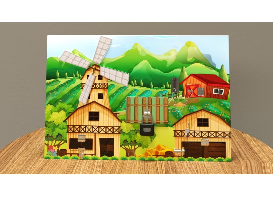 Wall panel “Village courtyard” Inclusive
