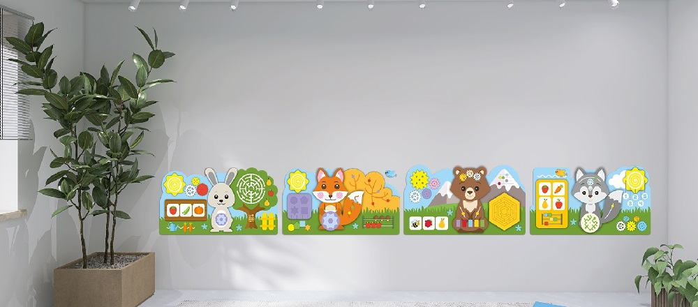 Decorative and educational mini panels “Animals”