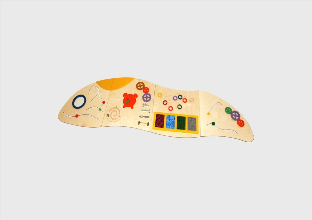Tactile educational panel "Caterpillar" Romsens