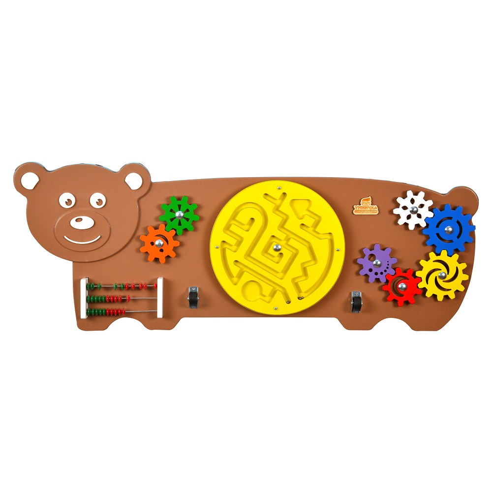Busy board "Bear" "Clever girl"