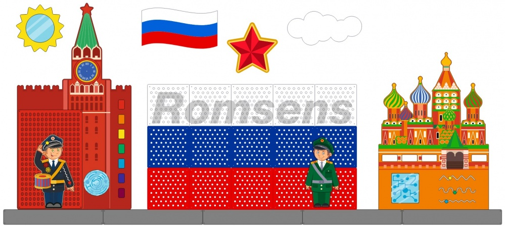 Декоративно-развивающая панель "Россия-Моя Родина" Romsens