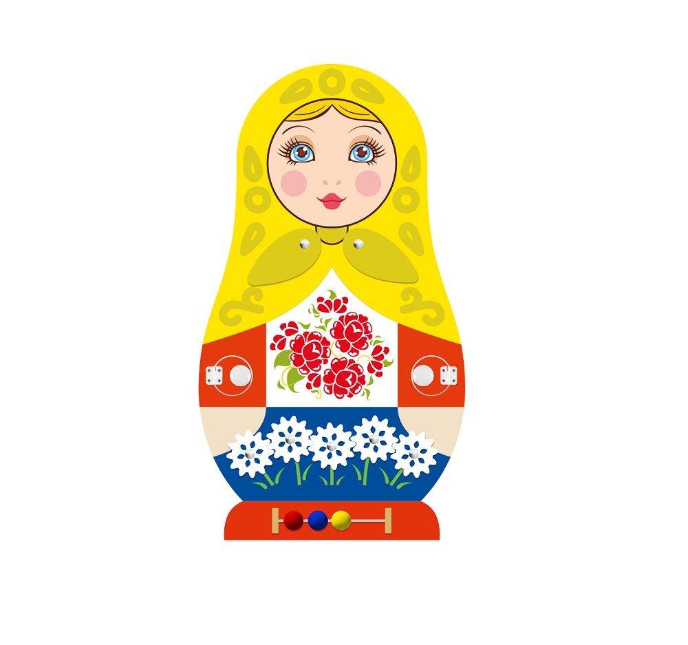 Бизиборд Логикус "Матрешка"