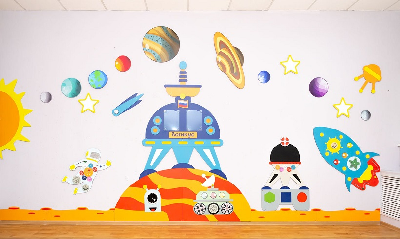 Decorative and educational panel Logicus "Space Adventures"