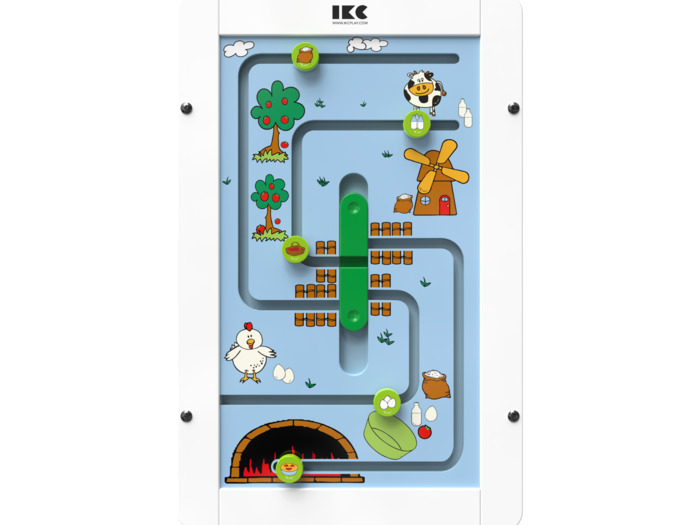 Дидактическая настенная панель IKC Apple Pie Factory White