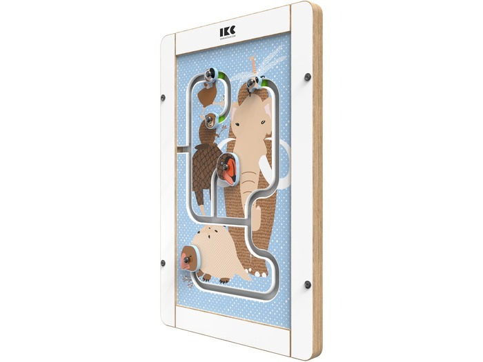Didactic wall panel IKC Ice age