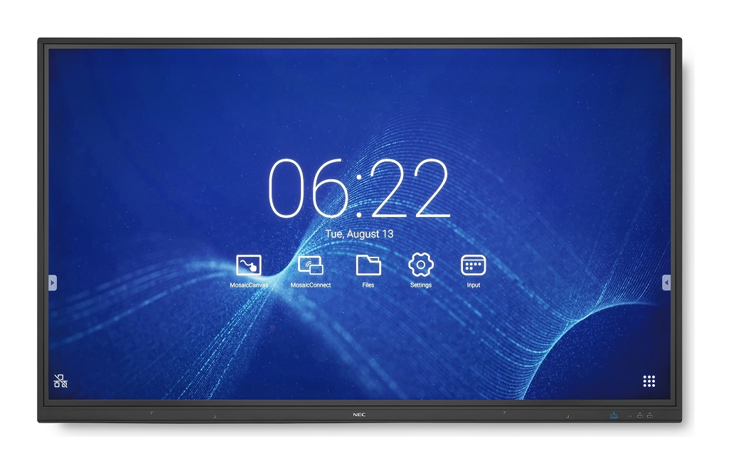 NEC CB861Q interaktiv paneli